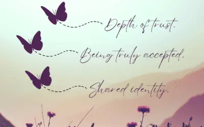 The importance of feeling a sense of belonging and having human connection